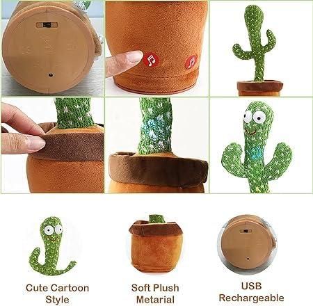 LED Musical Dancing & Mimicry Cactus Toy